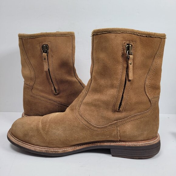 UGG Jaren Men's Brown Suede Leather Mid-Calf Boots S/N1017253 US Size 12 - Picture 6 of 11
